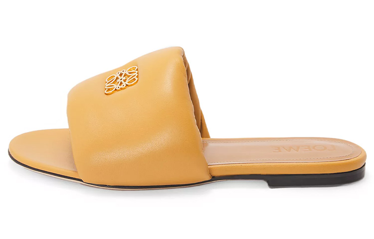 (Women) LOEWE Anagram Padded Slide 'Desert' L815379X70-2580