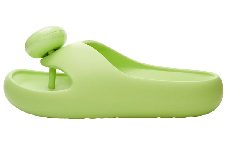 (Women) LOEWE Anagram Rubber Platform 'Green Fashion Flip-Flop' L616S03X02-4800