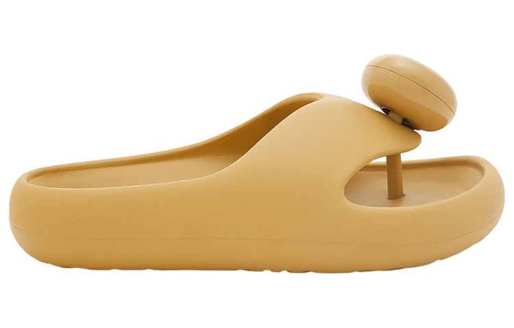 (W) LOEWE Anagram Rubber Platform Flip-Flop 'Beige' 圖 2
