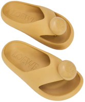 Shop (W) LOEWE Tongs Plateforme Caoutchouc Anagram ''Beige''. L616S03X02-8812