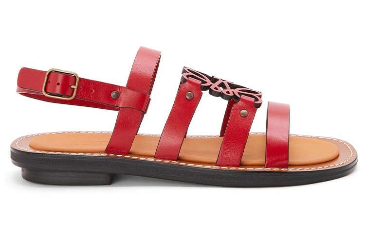 (W) LOEWE Anagram Sandal 'Red Leather' 圖 2