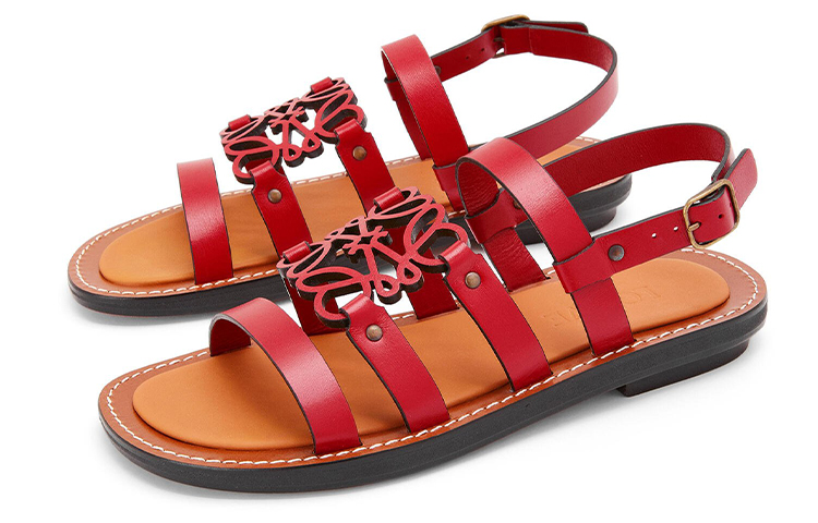 (W) LOEWE Anagram Sandal 'Red Leather' 圖 3