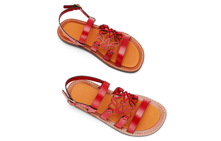 (W) LOEWE Anagram Sandal 'Red Leather' 圖 4