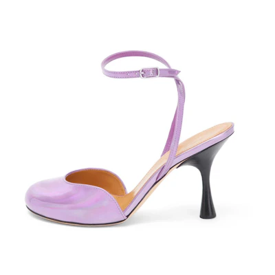 (W) LOEWE Ankle-Strap High Heel Sandals 'Purple'