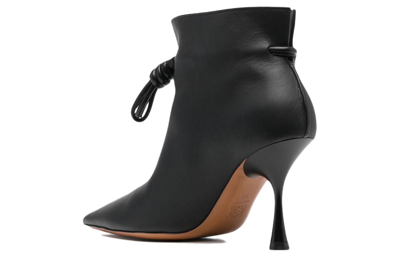 (W) LOEWE Ankle Boot 'Black Fashion High Heel' 圖 4