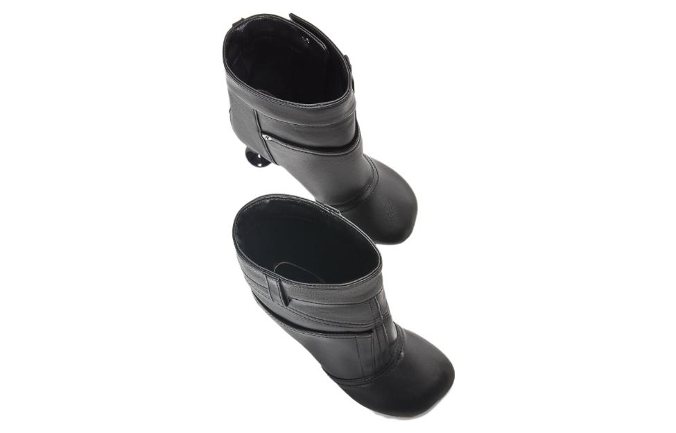 (W) LOEWE Ankle Boot 'Black Lambskin Square Toe' 圖 5