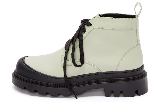 (Women) LOEWE Ankle Boot 'Bright Green Leather Lace-Up' L815285X72-4130 Buy (Women) LOEWE Ankle Boot 'Bright Green Leather Lace-Up' L815285X72-4130