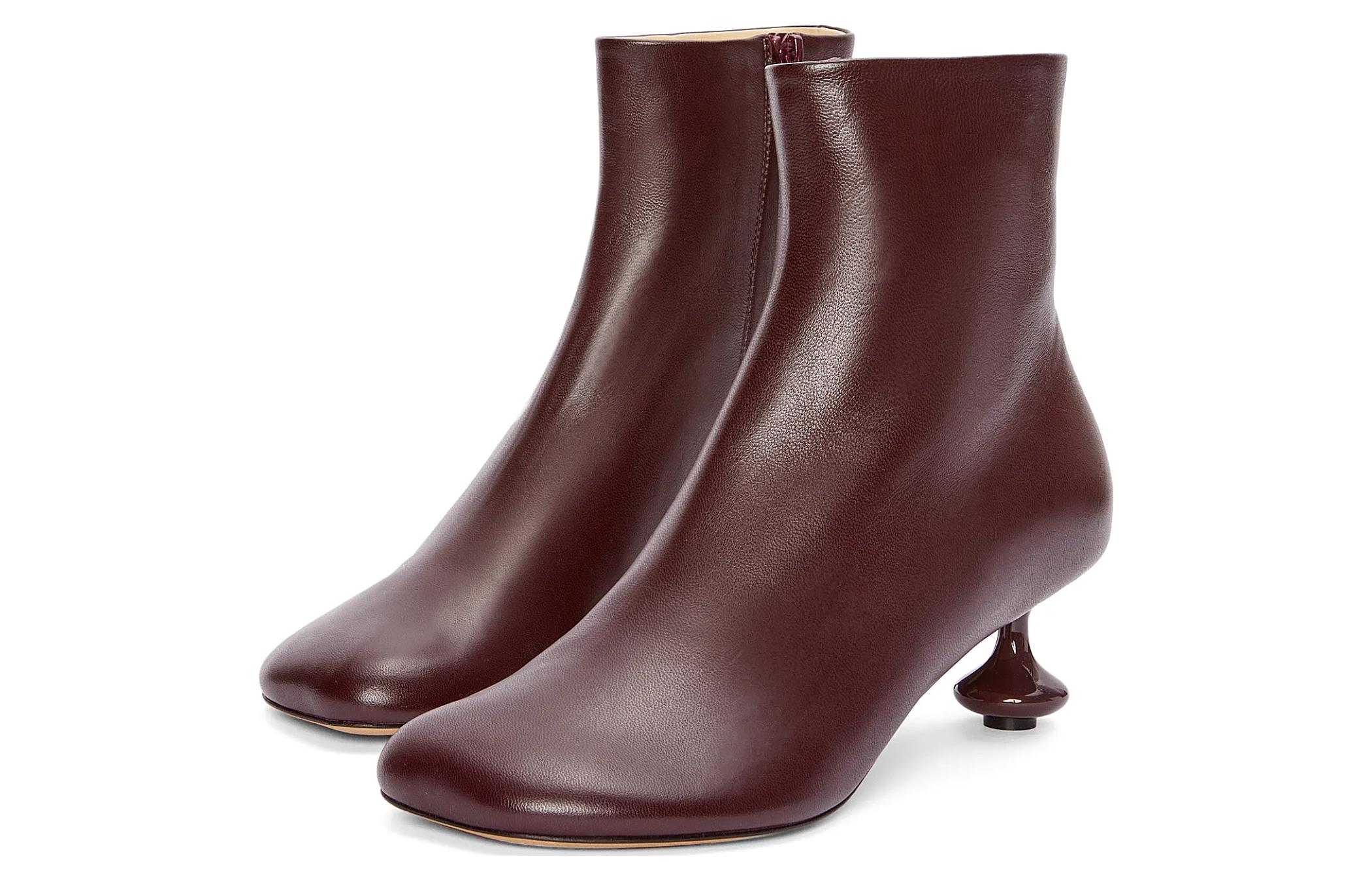 (W) LOEWE Ankle Boot 'Burgundy' 圖 3