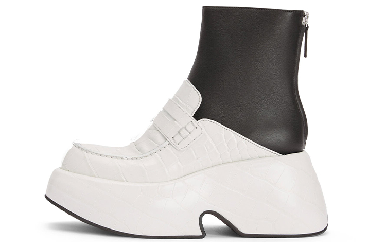 (W) LOEWE Ankle Boot 'Fashionable White Leather'