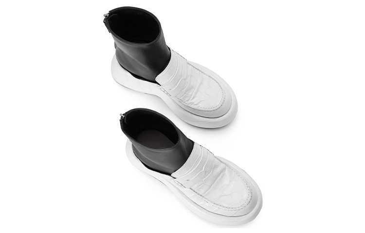 (W) LOEWE Ankle Boot 'Fashionable White Leather' 圖 4