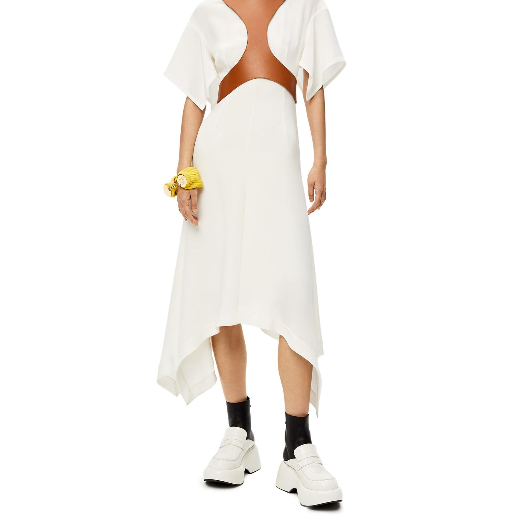 (W) LOEWE Ankle Boot 'Fashionable White Leather' 圖 5