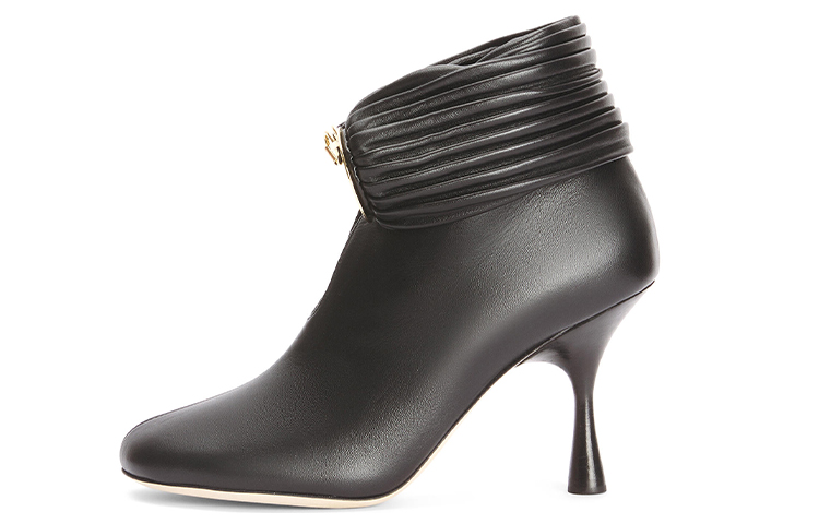 (W) LOEWE Ankle Boot 'Simple Fashion Black Leather'
