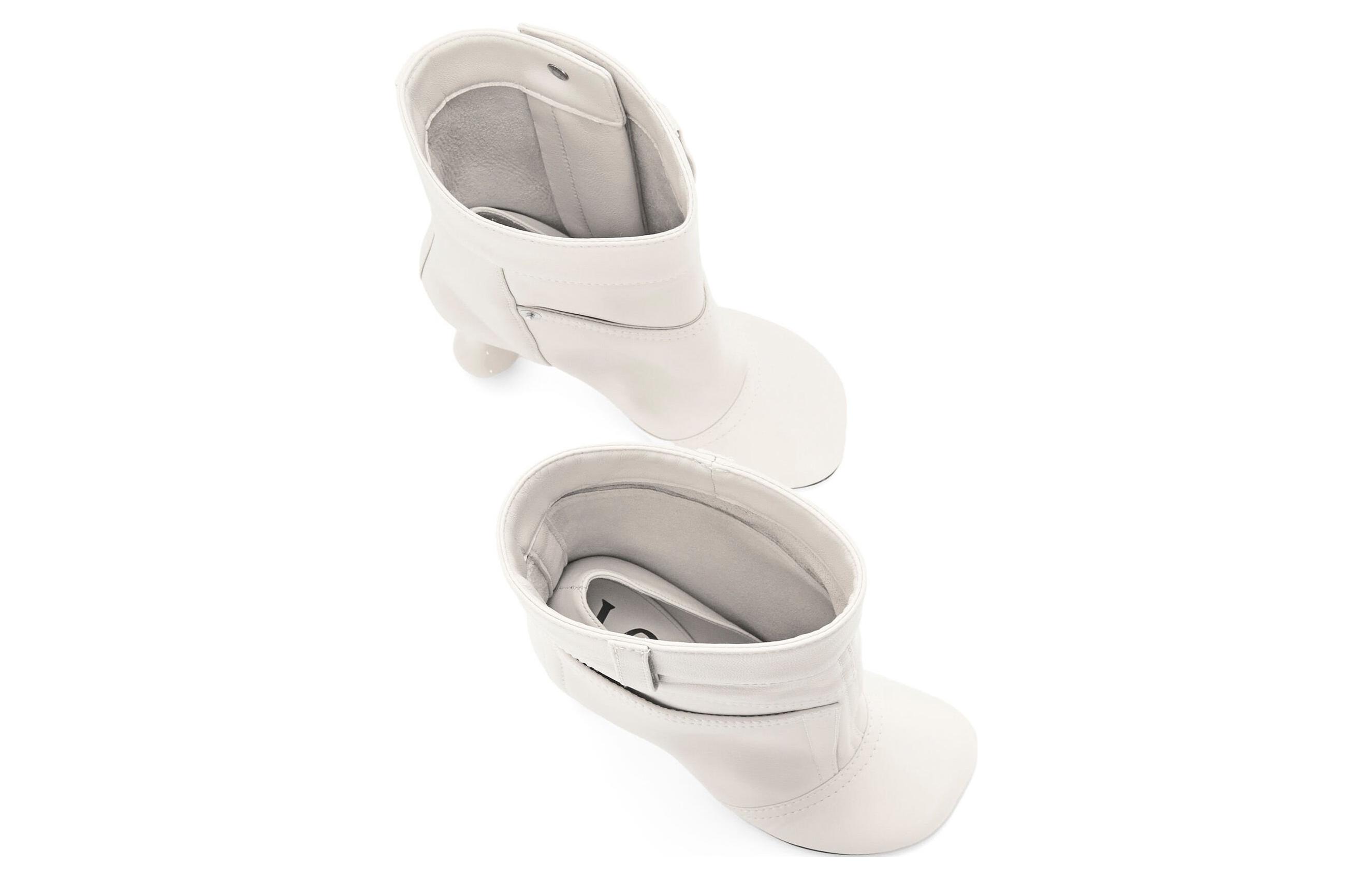 (W) LOEWE Ankle Boot 'Simplified Elegance Red Sole White' 圖 4