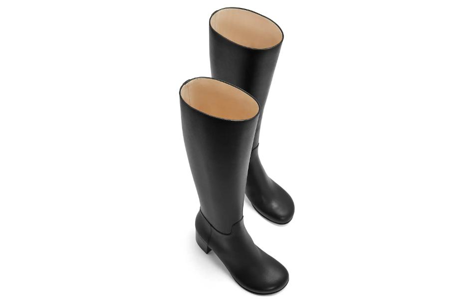 (W) LOEWE Ankle Boots 'Black Leather' 圖 3