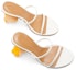 Lookbook (W) LOEWE Tacones Altos con Correa al Tobillo 'Cuero de Cabra Blanco' L814465X21-2099