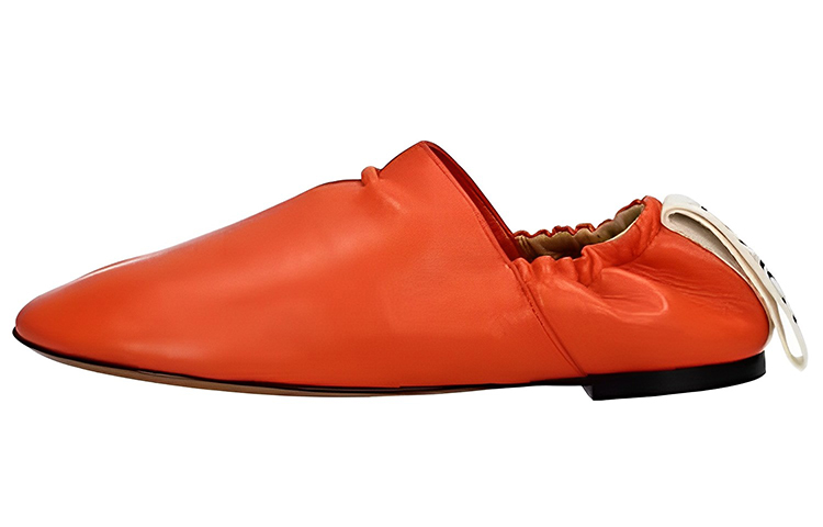 (W) LOEWE Ballet Flat 'Orange Leather'