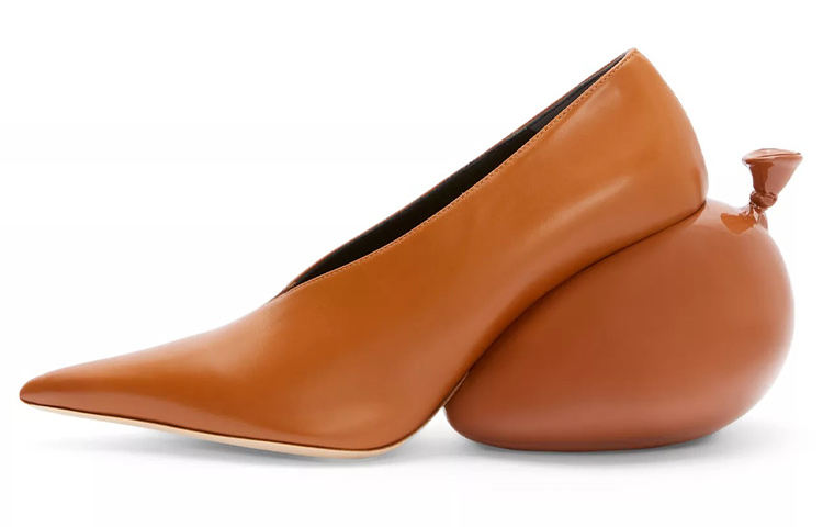 Buy (Women) LOEWE Balloon High Heels 'Brown Sculpted Heel' L814S01X46-2530