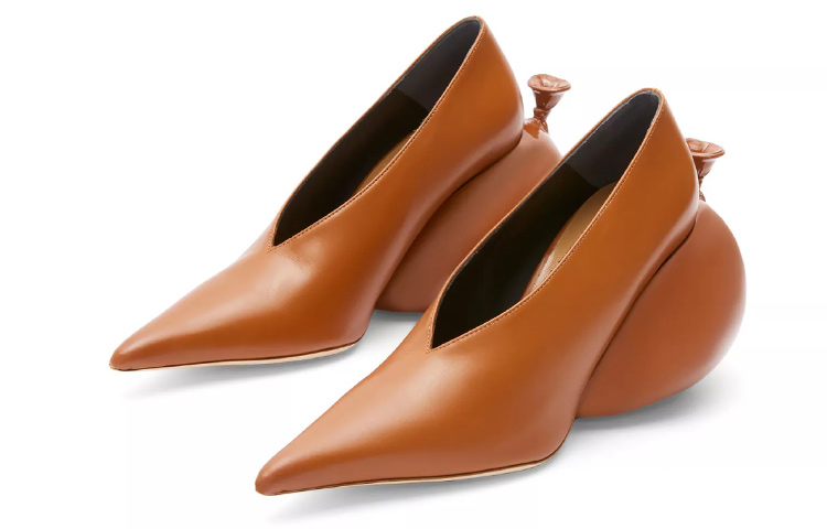 Lookbook (Women) LOEWE Balloon High Heels 'Brown Sculpted Heel' L814S01X46-2530