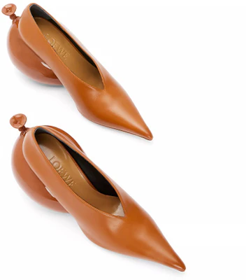 (Women) LOEWE Balloon High Heels 'Brown Sculpted Heel' L814S01X46-2530 Shop (Women) LOEWE Balloon High Heels 'Brown Sculpted Heel' L814S01X46-2530