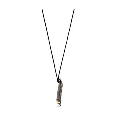 (Women) LOEWE Bean-Shaped Pendant Necklace for Women - Brown. J000241X12