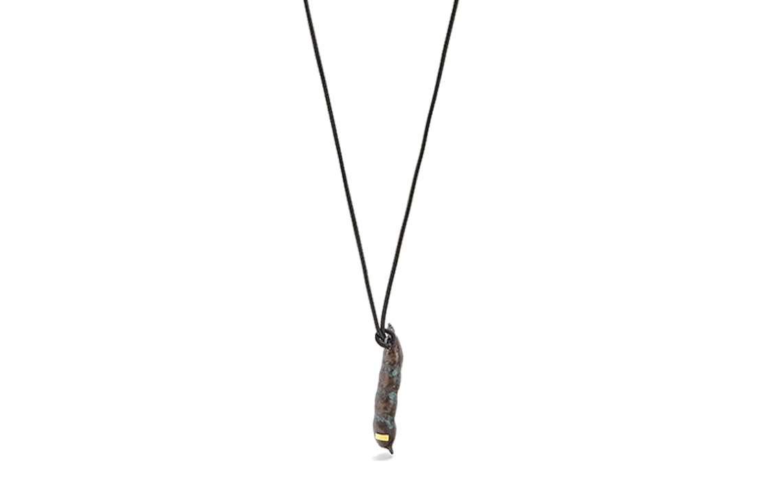 (Women) LOEWE Bean-Shaped Pendant Necklace for Women - Brown. J000241X12 圖 2