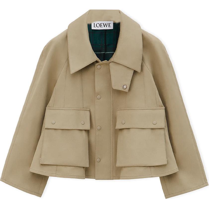 Order (W) LOEWE 米色短款单排扣长袖夹克 FW24 S359Y01XBT-2860