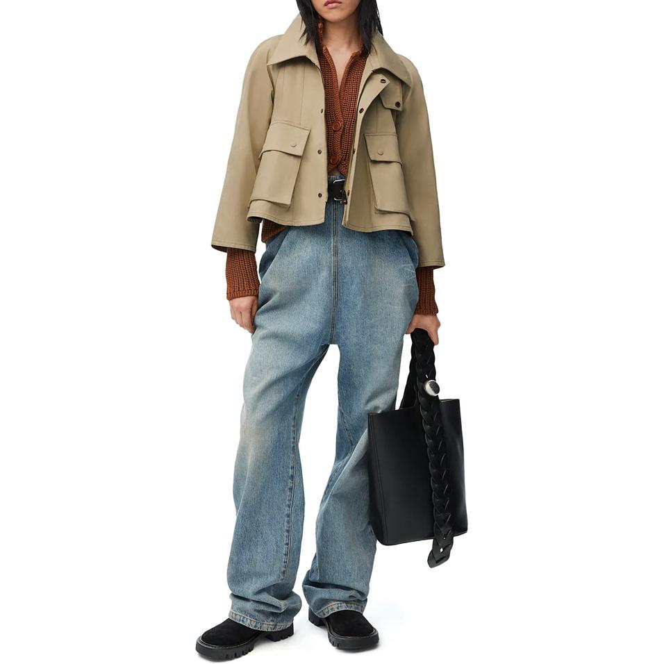 Purchase (W) LOEWE 米色短款单排扣长袖夹克 FW24 S359Y01XBT-2860