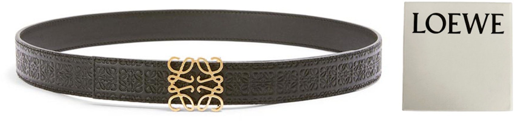 (W) LOEWE 黑色小牛皮腰带搭配光滑扣环 2.8cm. E619Z26X02-1206 Shop (W) LOEWE 黑色小牛皮腰带搭配光滑扣环 2.8cm. E619Z26X02-1206