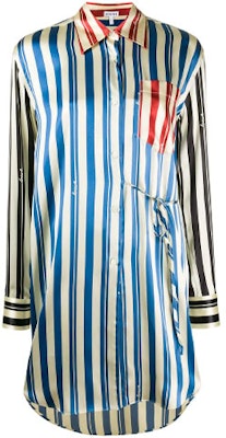 (W) LOEWE 藍色條紋翻領長袖襯衫。 S2109123GH-9990 Buy (W) LOEWE 藍色條紋翻領長袖襯衫。 S2109123GH-9990