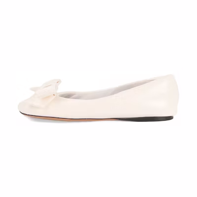 (W) LOEWE Bow Detail Leather Sneaker 'White'