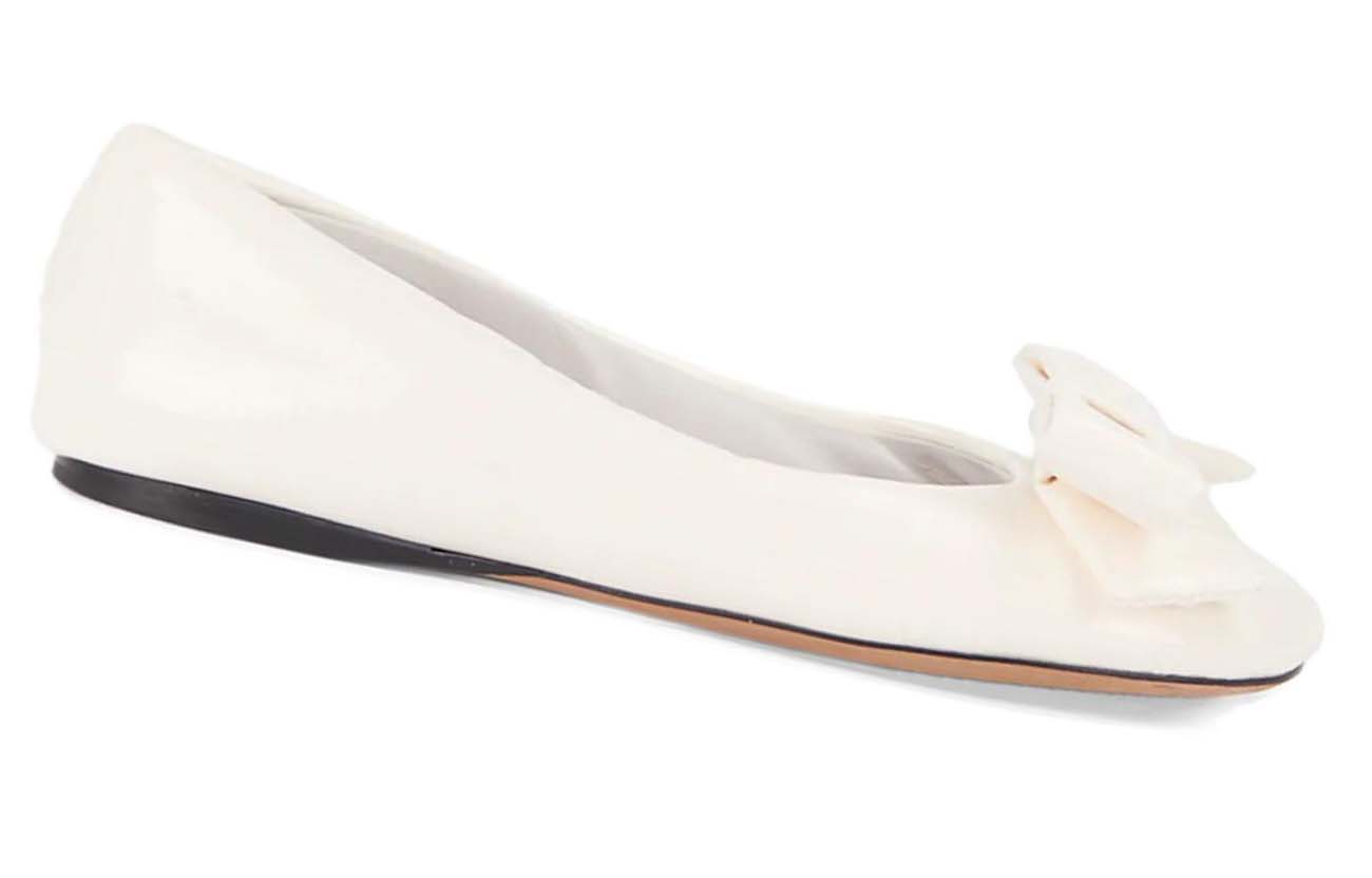 (W) LOEWE Bow Detail Leather Sneaker 'White' 圖 3