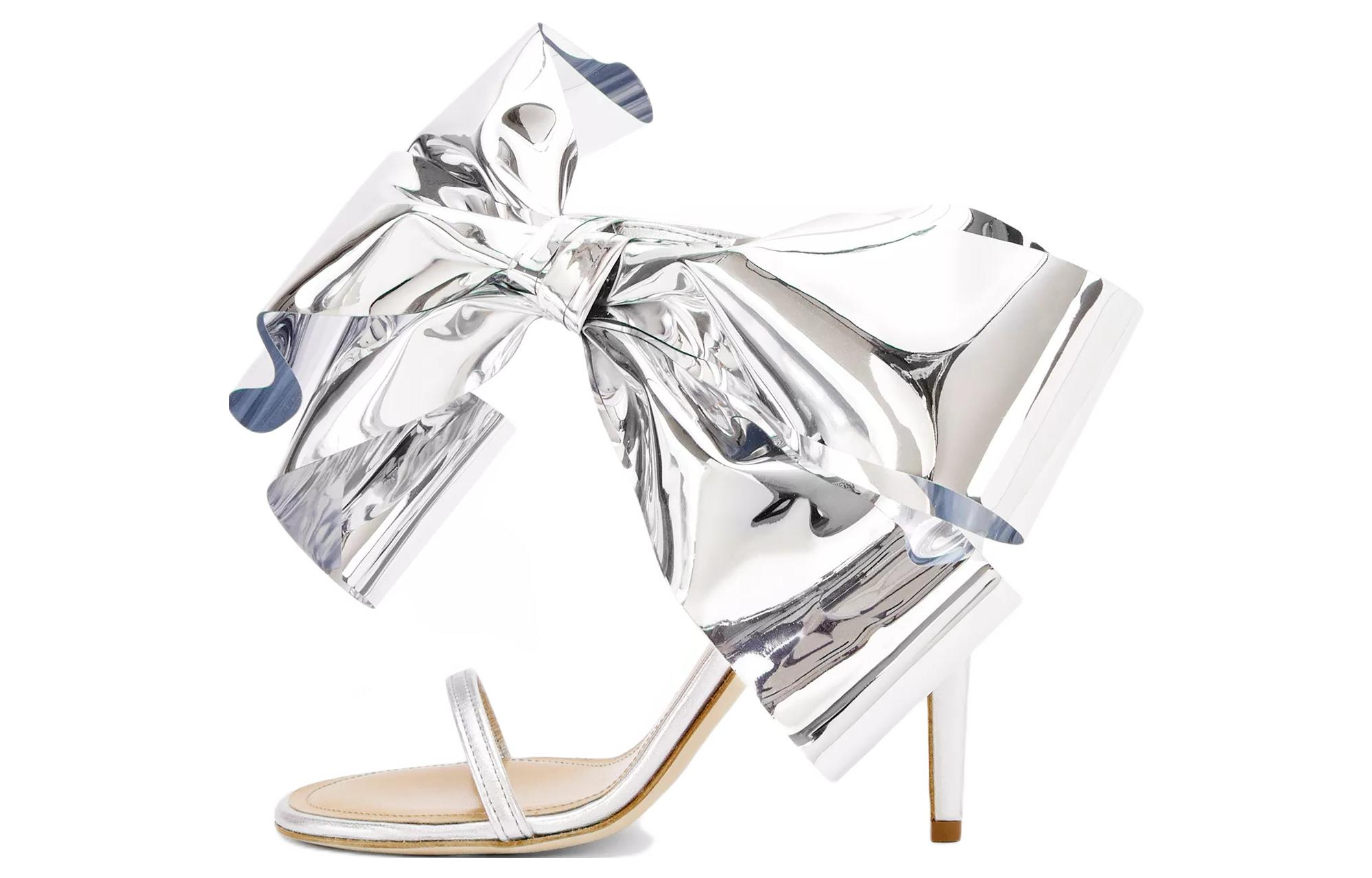 (W) LOEWE Bow Detail Slide 'Silver'
