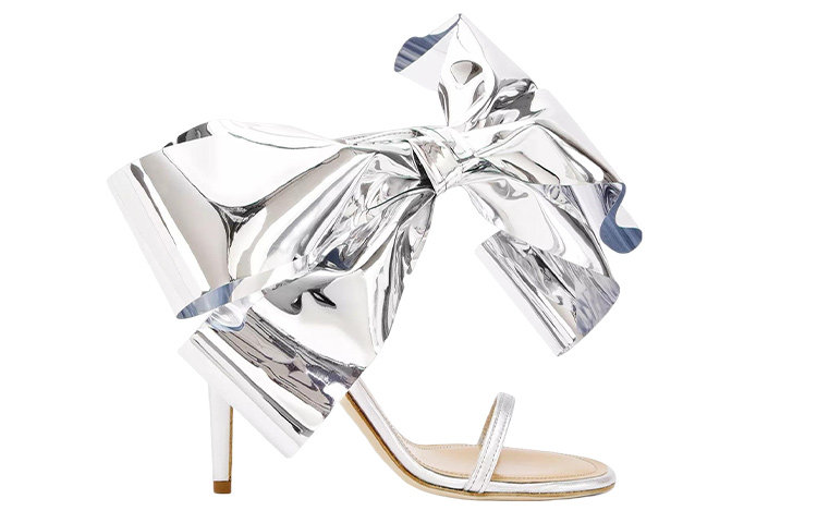 (W) LOEWE Bow Detail Slide 'Silver' 圖 2