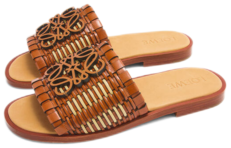 (W) LOEWE Braided Slide 'Brown CMFT' 圖 2