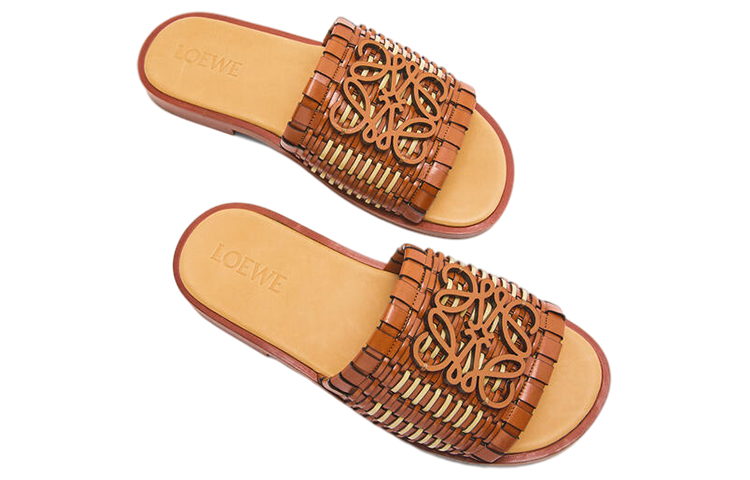 (W) LOEWE Braided Slide 'Brown CMFT' 圖 3