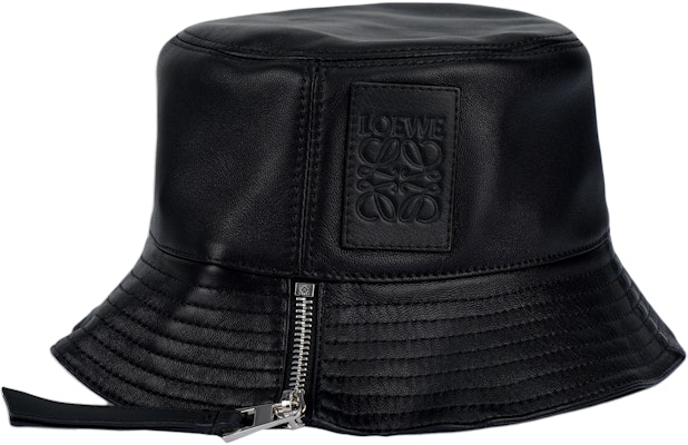 (Women) LOEWE Calfskin Leather Bucket Hat 11210010-1100 Buy (Women) LOEWE Calfskin Leather Bucket Hat 11210010-1100