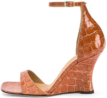 (Women) LOEWE Calfskin Wedge Fashion Slide 'Orange' L815S10X12-2675 (Women) LOEWE Calfskin Wedge Fashion Slide 'Orange' L815S10X12-2675