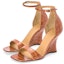 Lookbook (W) LOEWE Kasut Tumit Tinggi Fesyen Kulit Anak Lembu 'Jingga' L815S10X12-2675