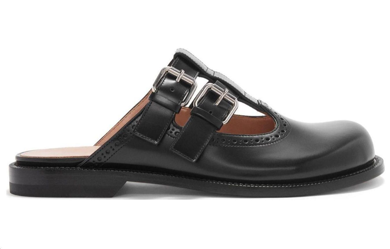 Order (W) LOEWE Campo Mary Jane Mule 'Hitam' L815379X83-1100