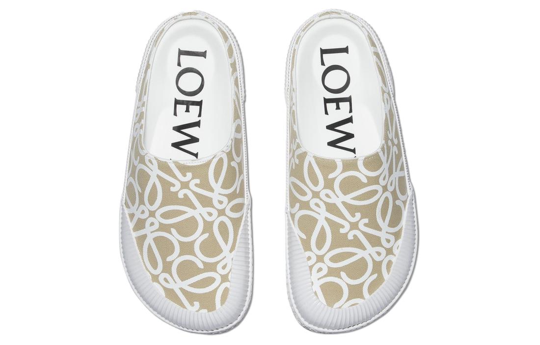 (W) LOEWE Canvas Slipper 'Brown & White CMFT' 圖 4