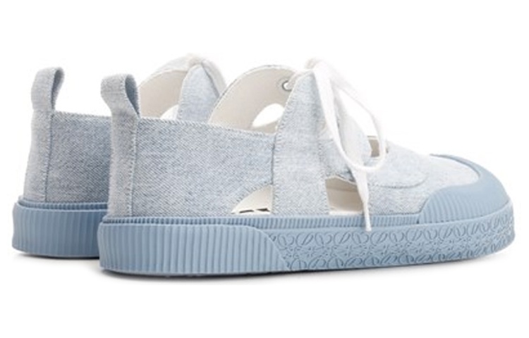 (W) LOEWE Canvas Sneaker 'Blue Grey' 圖 3