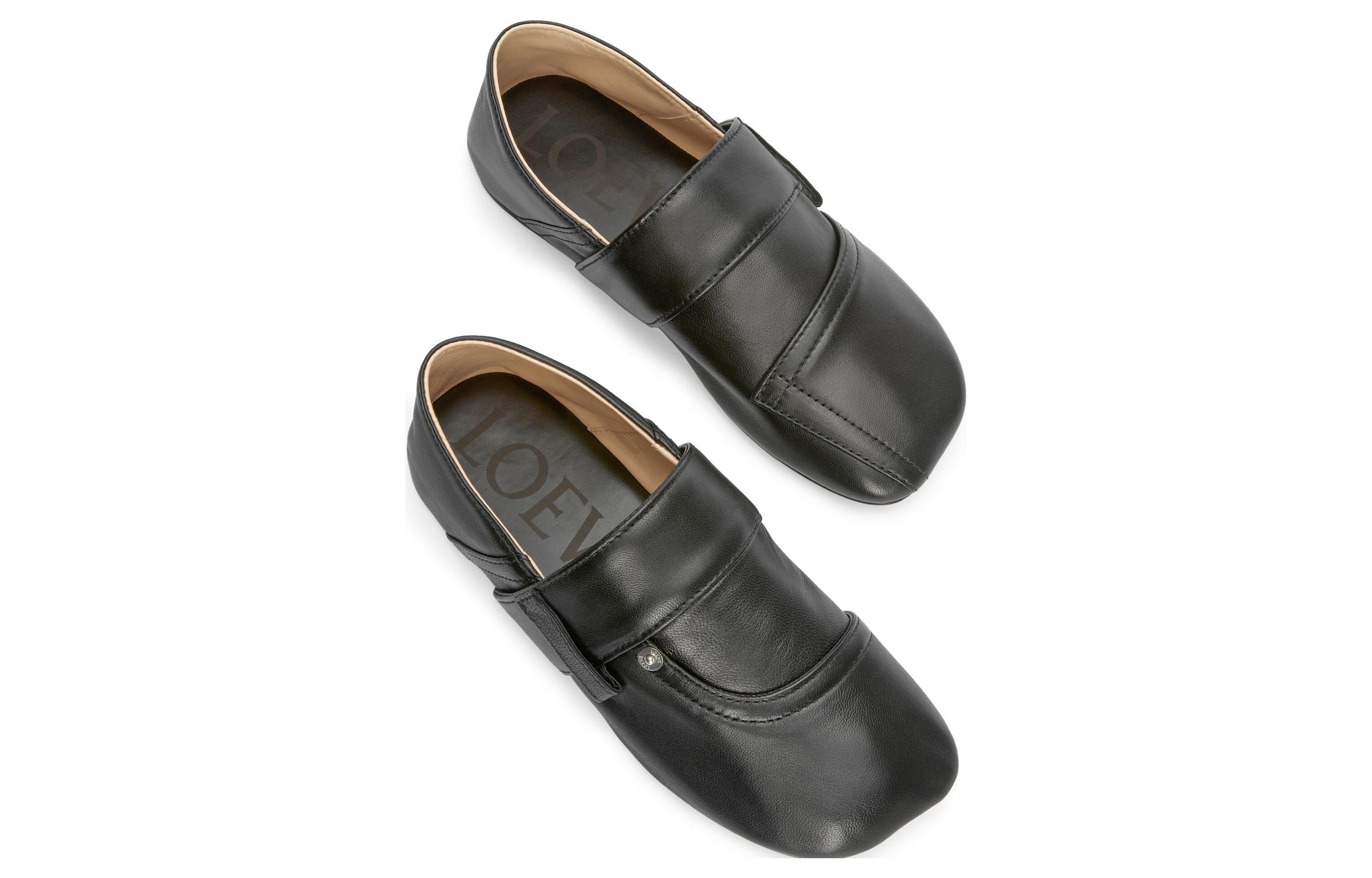 (W) LOEWE Casual Derby 'Black Sheepskin' 圖 3