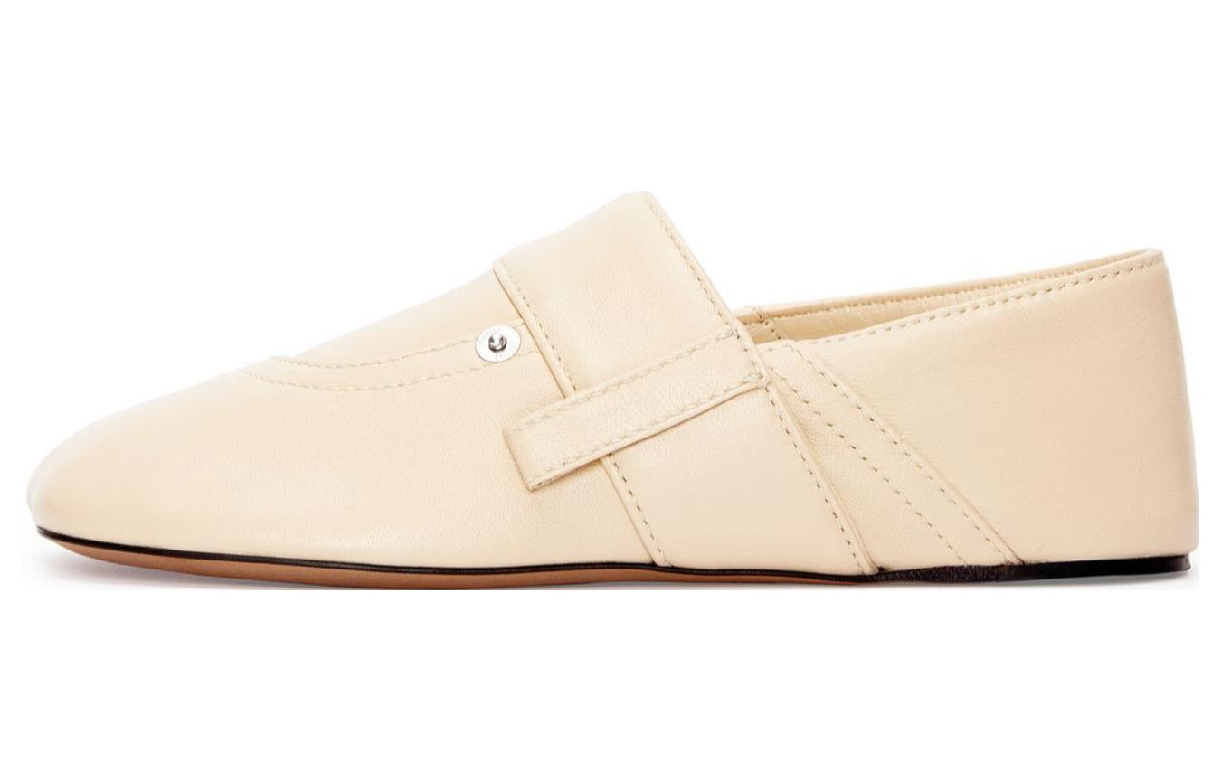 (W) LOEWE Casual Lambskin Sneakers 'Beige'