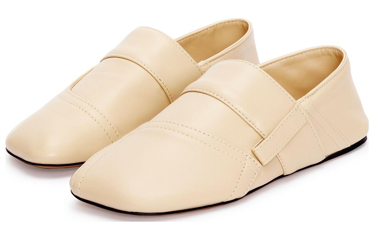 (W) LOEWE Casual Lambskin Sneakers 'Beige' 圖 2