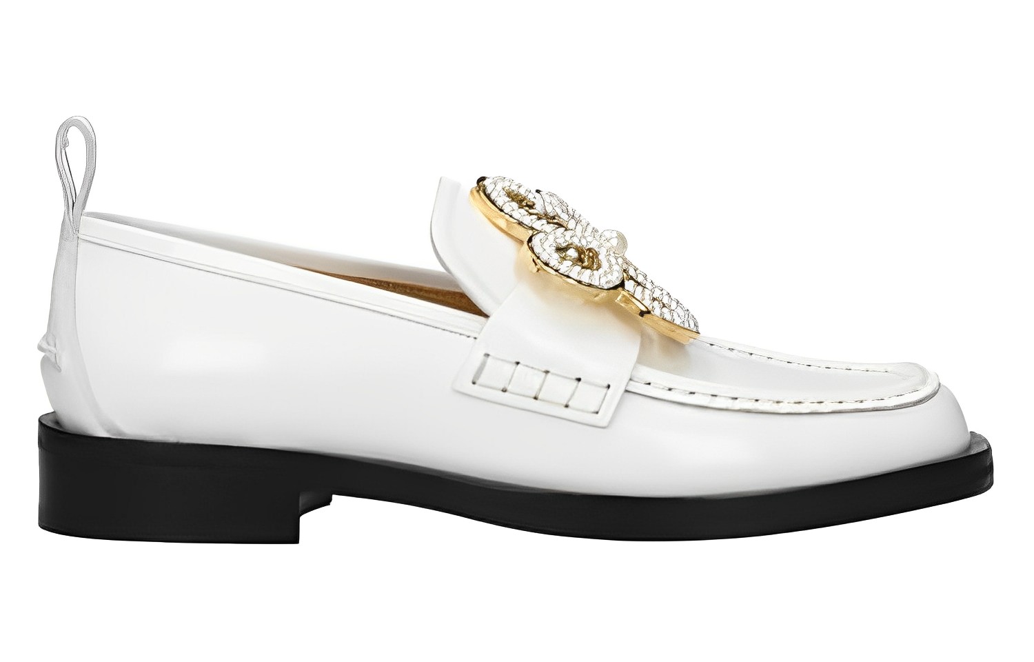 (W) LOEWE Casual Leather Sneaker 'White' 圖 2