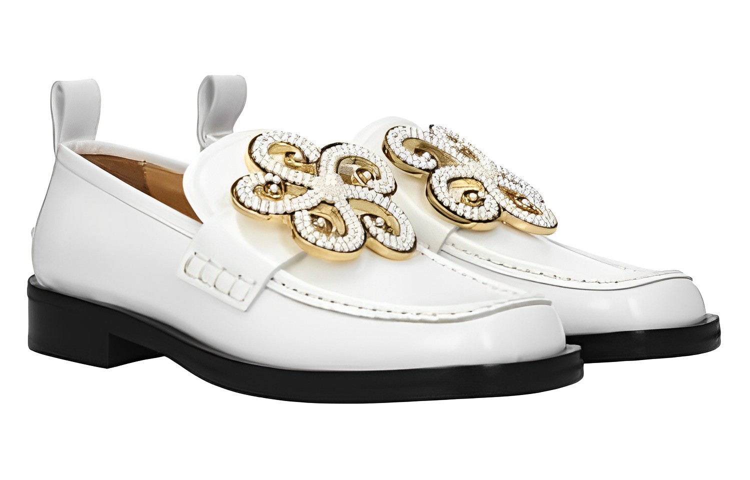 (W) LOEWE Casual Leather Sneaker 'White' 圖 3