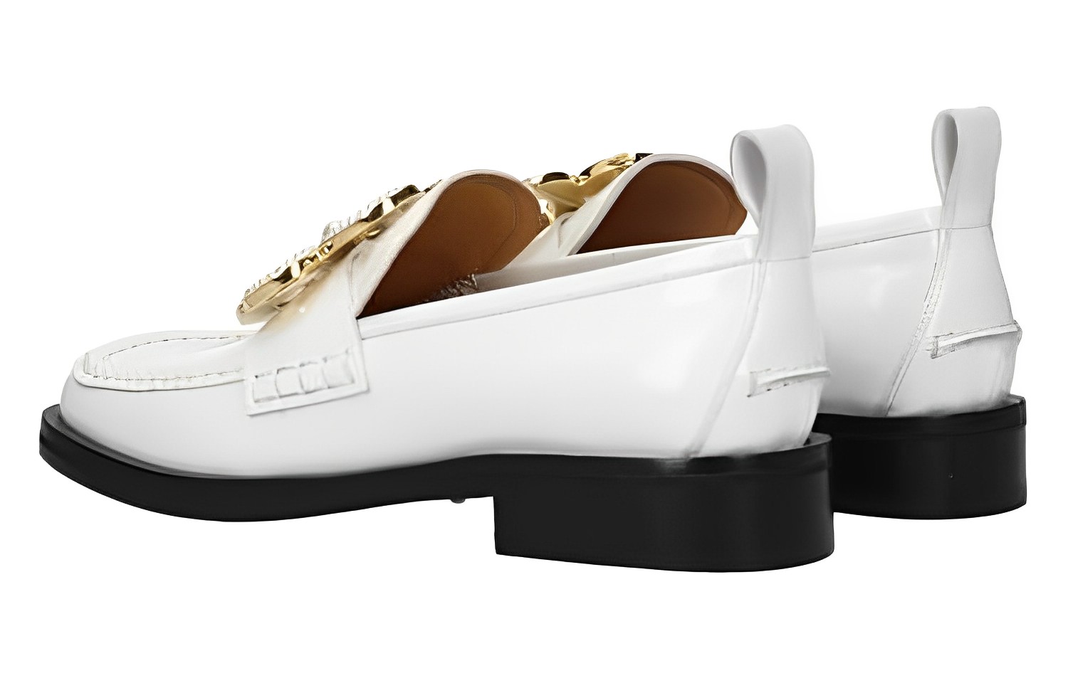 (W) LOEWE Casual Leather Sneaker 'White' 圖 4