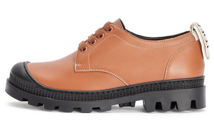 (W) LOEWE Casual Leather Sneakers 'Black Brown'