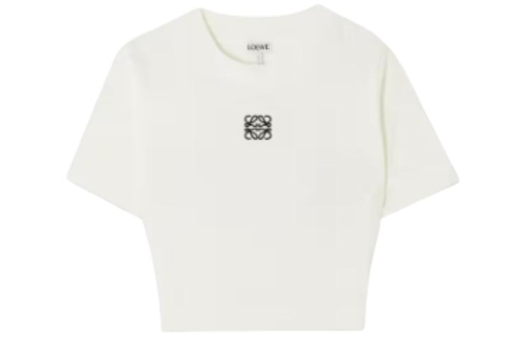 (Women) LOEWE Casual Printed Crew Neck Short Sleeve T-Shirt Women’s White. S359Y23X87-2100 圖 2