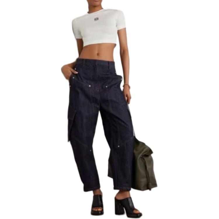 (Women) LOEWE Casual Printed Crew Neck Short Sleeve T-Shirt Women’s White. S359Y23X87-2100 圖 3